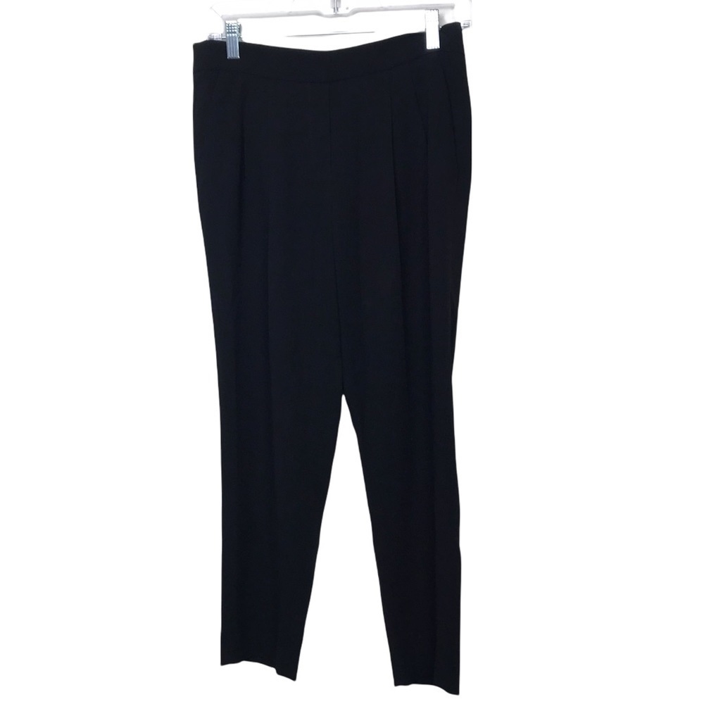T Babaton Black Cohen Cropped Pleated Dress Pant